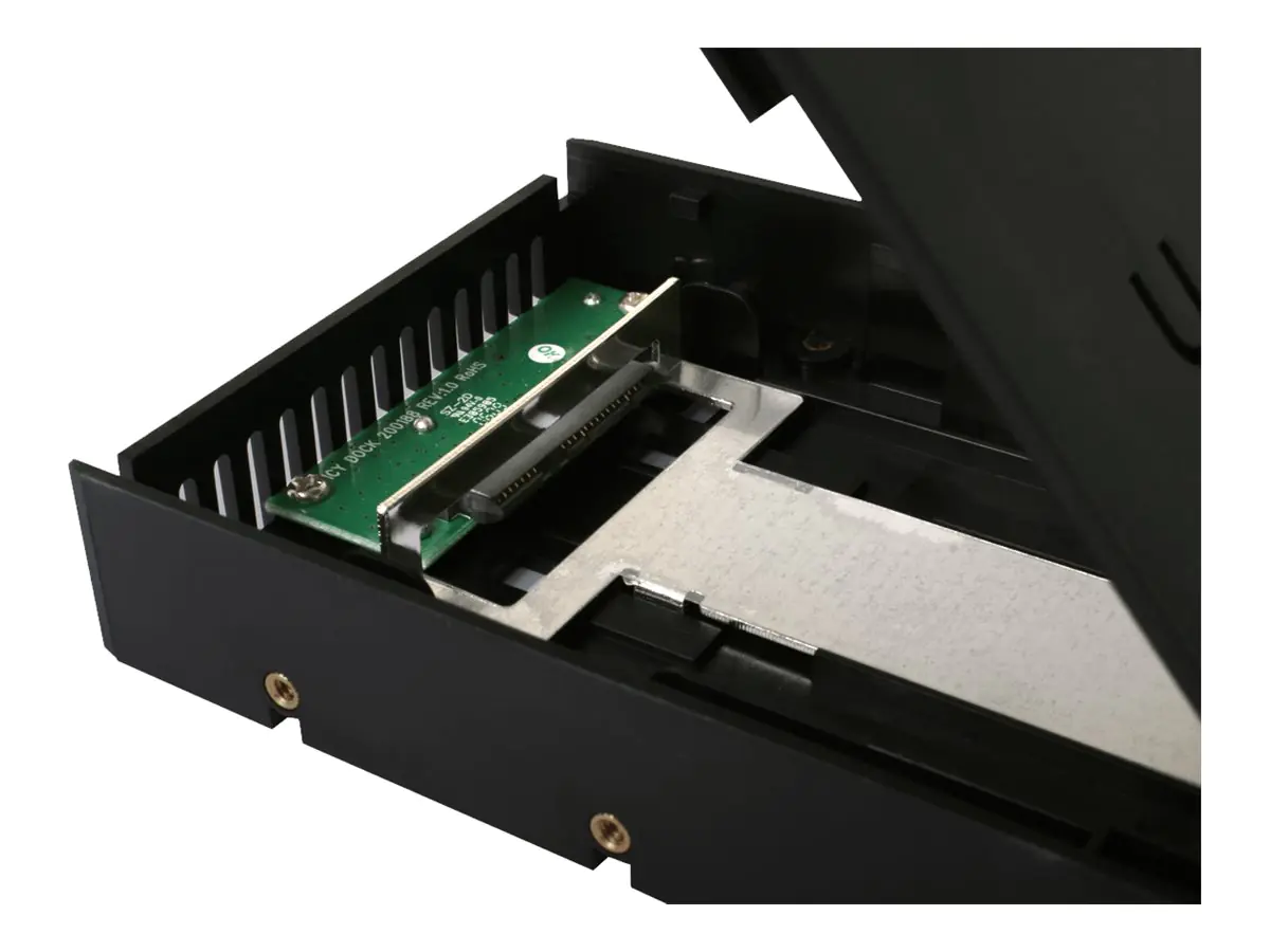 Cremax ICY Dock MB882SP-1S-1B - Laufwerksschachtadapter - 2.5" (6.4 cm) - 3,5" auf 2,5" (8.9 cm to 6.4 cm) - Schwarz
