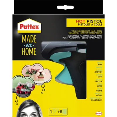 Pattex Heißklebepistole HOT PISTOL PMHHS +6x20g Heißklebesticks Pattex Heißklebepistole HOT PISTOL PMHHS +6x20g Heißklebesticks