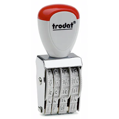 trodat Datumstempel Classic 54216 17x4mm silber trodat Datumstempel Classic 54216 17x4mm silber
