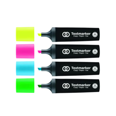 Soennecken Textmarker oeco No. 10 2-5mm farbig sortiert Keilspitze 4 St./Pack. Soennecken Textmarker oeco No. 10 2-5mm farbig sortiert Keilspitze 4 St./Pack.