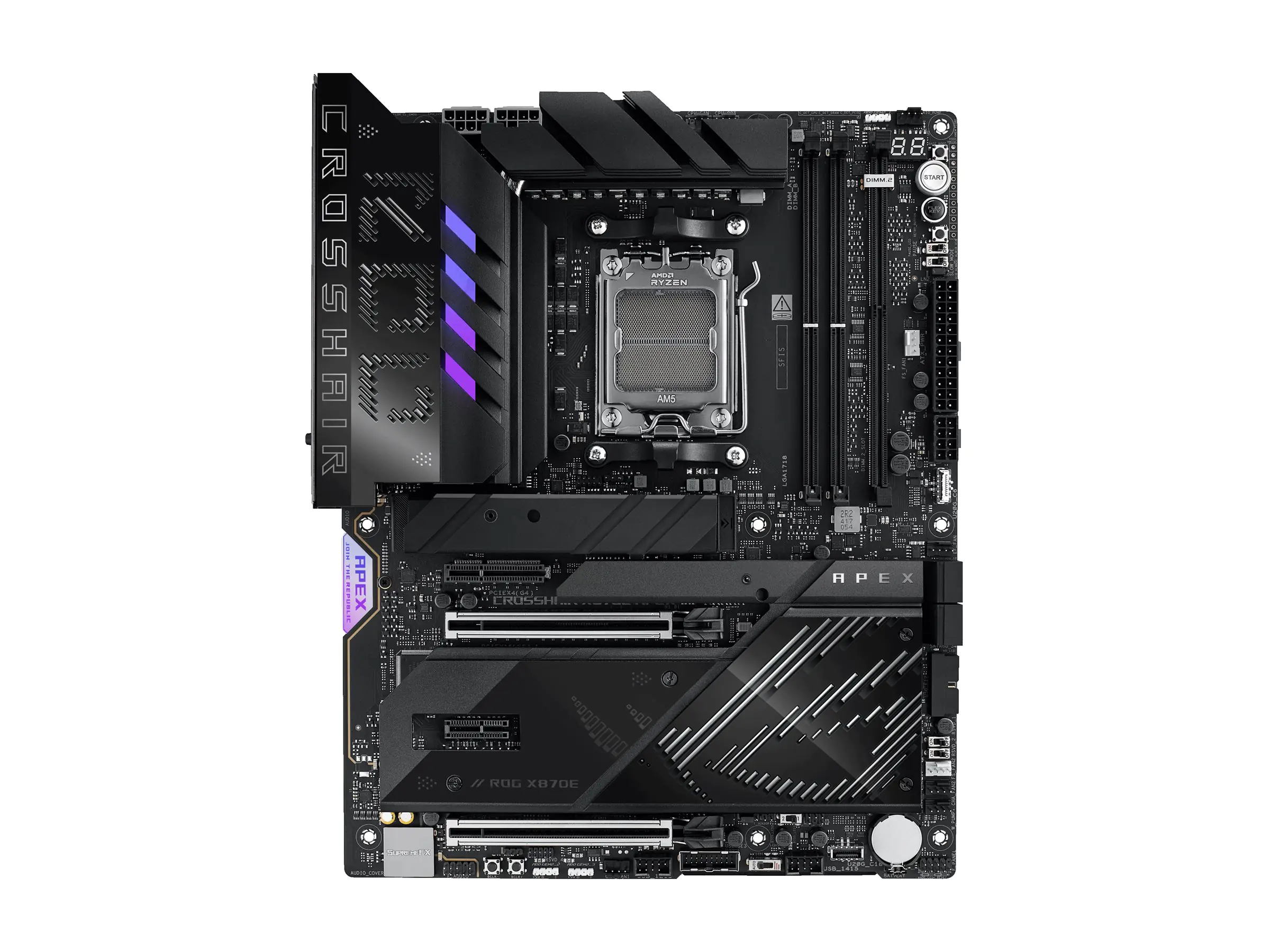 ASUS ROG CROSSHAIR X870E APEX - Motherboard - ATX - Socket AM5 - AMD X870E Chipsatz - USB4, USB-C 3.