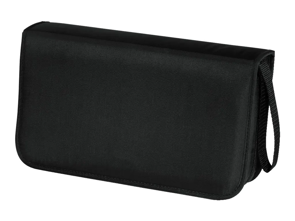Hama CD Wallet 80 - Tasche für CDs/DVDs - 80 CDs/DVDs - Nylon - Schwarz