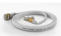 WANTEC 7007 - 2 m - Cat6a - F/UTP (FTP) - RJ-45 - RJ-45 - Weiß