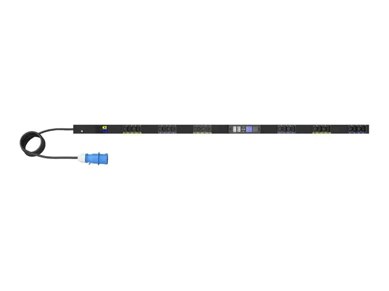 Eaton Managed Rack PDU EVMAF132A - G4 - Stromverteilungseinheit (Rack - einbaufähig) - Wechselstrom 200-240 V - 7400 Watt - 1-phasig - Eingabe, Eingang IEC 60309 32A - Ausgangsanschlüsse: 24 (12 x IEC 60320 C13, 12 x IEC 60320 C39) - 0U - 3 m Schnur - Sch