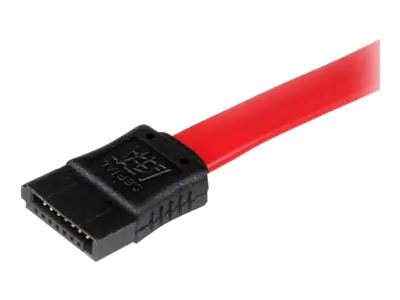 StarTech 30cm SATA - Verlängerungskabel - Serial-ATA 7 pin Verlängerung - SATA-Verlängerungskabel - Serial ATA 150/300/600 - SATA (S) zu SATA (R) - 30 cm - Rot - für P/N: SATA18RA1