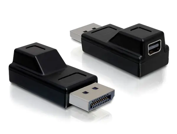 Delock - DisplayPort-Adapter - DisplayPort (M) zu Mini DisplayPort (W) - Schwarz