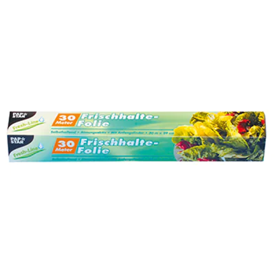 PAPSTAR Frischhaltefolie 14110 29cmx30m Faltschachtel transparent PAPSTAR Frischhaltefolie 14110 29cmx30m Faltschachtel transparent