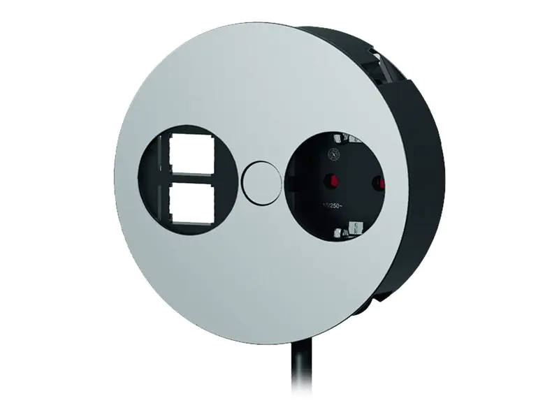 Bachmann TWIST - Ausgang - oberflächenbündig montierbar - Strom - Mattes Weiß, RAL 9010 Bachmann TWIST - Ausgang - oberflächenbündig montierbar - Strom - Mattes Weiß, RAL 9010