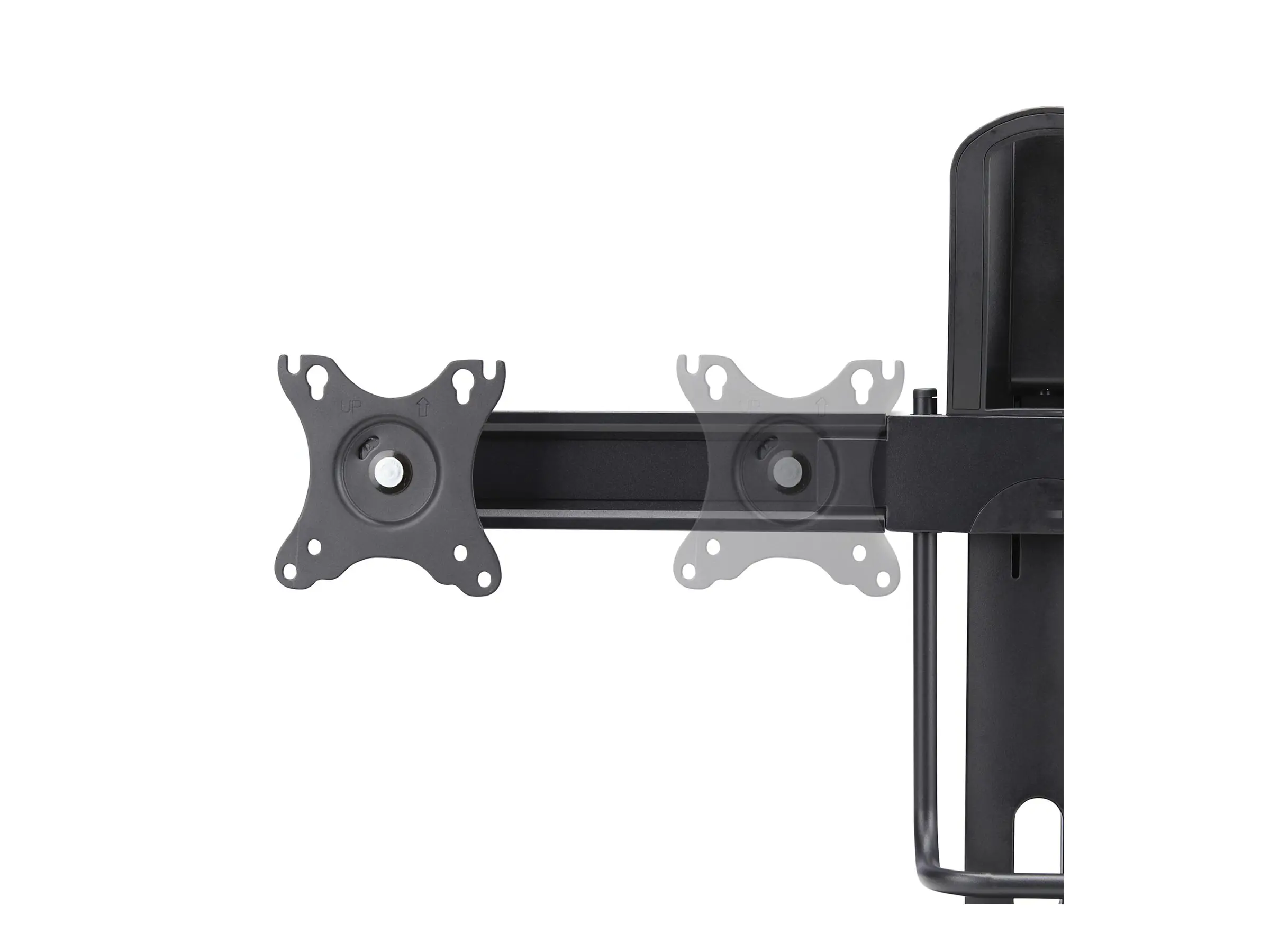 StarTech.com Crossbar Dual Monitor Desk Stand, Double 27inch Screens/VESA - Aufstellung - für 2 M