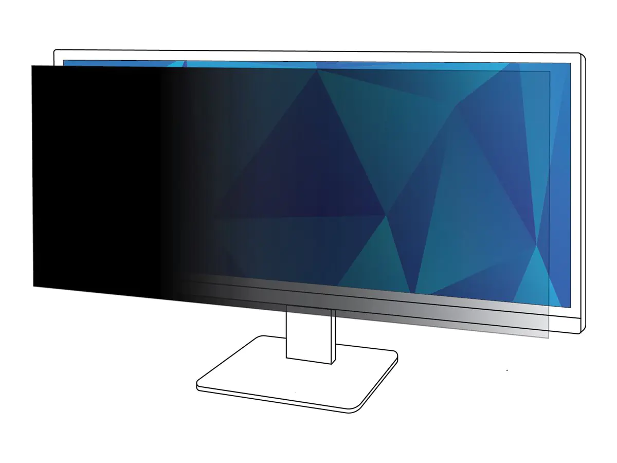 3M Blickschutzfilter für 34" Breit bild-Monitor (21:9) - Blickschutzfilter für Bildschirme - 86.4 cm (34" wide) - Schwarz