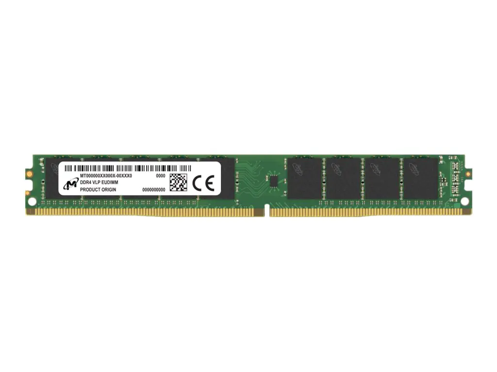 Micron - DDR4 - Modul - 16 GB - DIMM 288-PIN - 3200 MHz / PC4-25600 - CL22 - 1.2 V - ungepuffert - ECC - VMware vSphere Loyalty Program (VLP)
