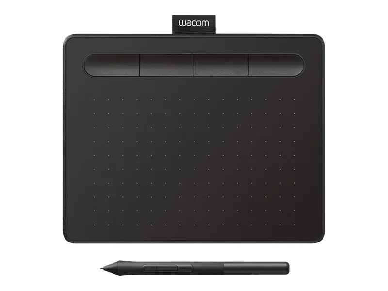Wacom Intuos Creative Pen Small - Digitalisierer - 15.2 x 9.5 cm - elektromagnetisch - 4 Tasten - kabelgebunden - USB - Schwarz