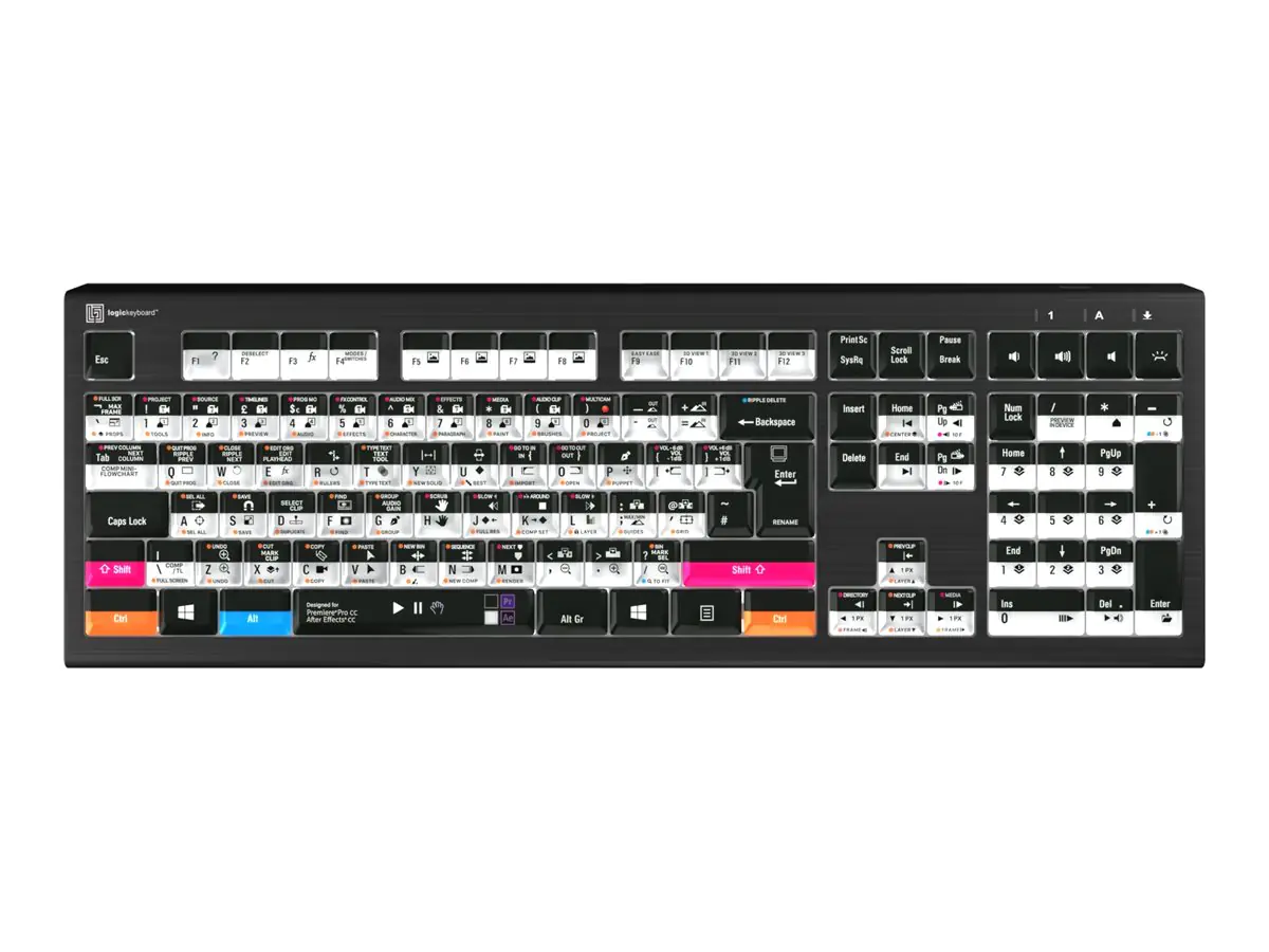 Logickeyboard Adobe Filmmaker - Premiere Pro