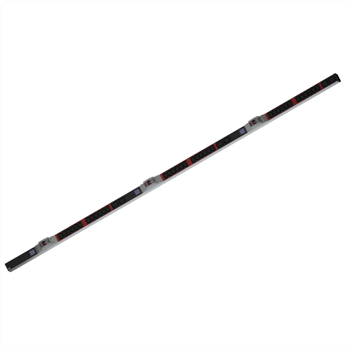 Bachmann BlueNet BN0500 - Stromverteilungseinheit - Wechselstrom 400 V - Ausgangsanschlüsse: 42 (36 x IEC 60320 C13, 6 x IEC 60320 C19) 800.2410