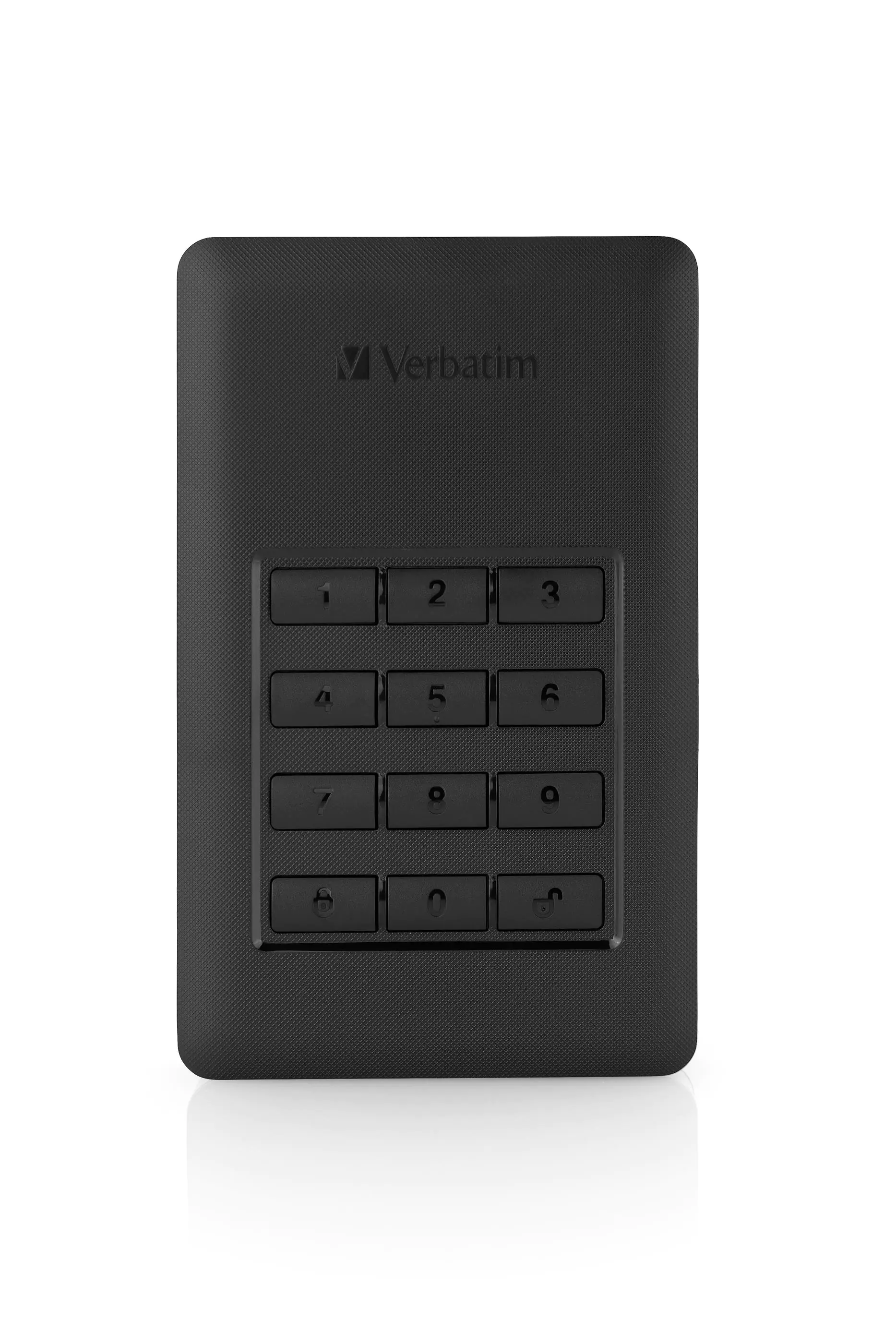 Verbatim Store 'n' Go Secure Portable HDD with Keypad Access - Festplatte - verschlüsselt - 2 TB - extern (tragbar) - USB 3.1 Gen 1 (USB-C Steckverbinder) - 256-Bit-AES Verbatim Store 'n' Go Secure Portable HDD with Keypad Access - Festplatte - verschlüsselt - 2 TB - extern (tragbar) - USB 3.1 Gen 1 (USB-C Steckverbinder) - 256-Bit-AES