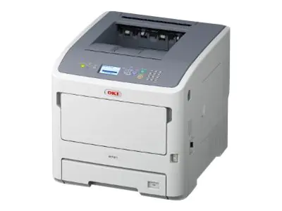 Oki B721dn - Drucker - s/w - Duplex - LED - A4 - 1200 x 1200 dpi - bis zu 47 Seiten/Min. - Kapazität: 630 Blätter - USB 2.0, Gigabit LAN, USB-Host