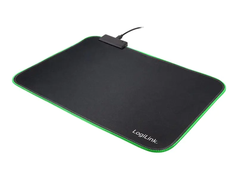 LogiLink Gaming Mousepad - Beleuchtetes Mousepad