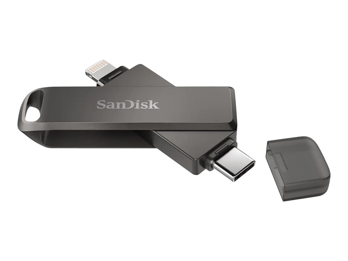 SanDisk iXpand Luxe - USB-Flash-Laufwerk - 128 GB - USB-C / Lightning