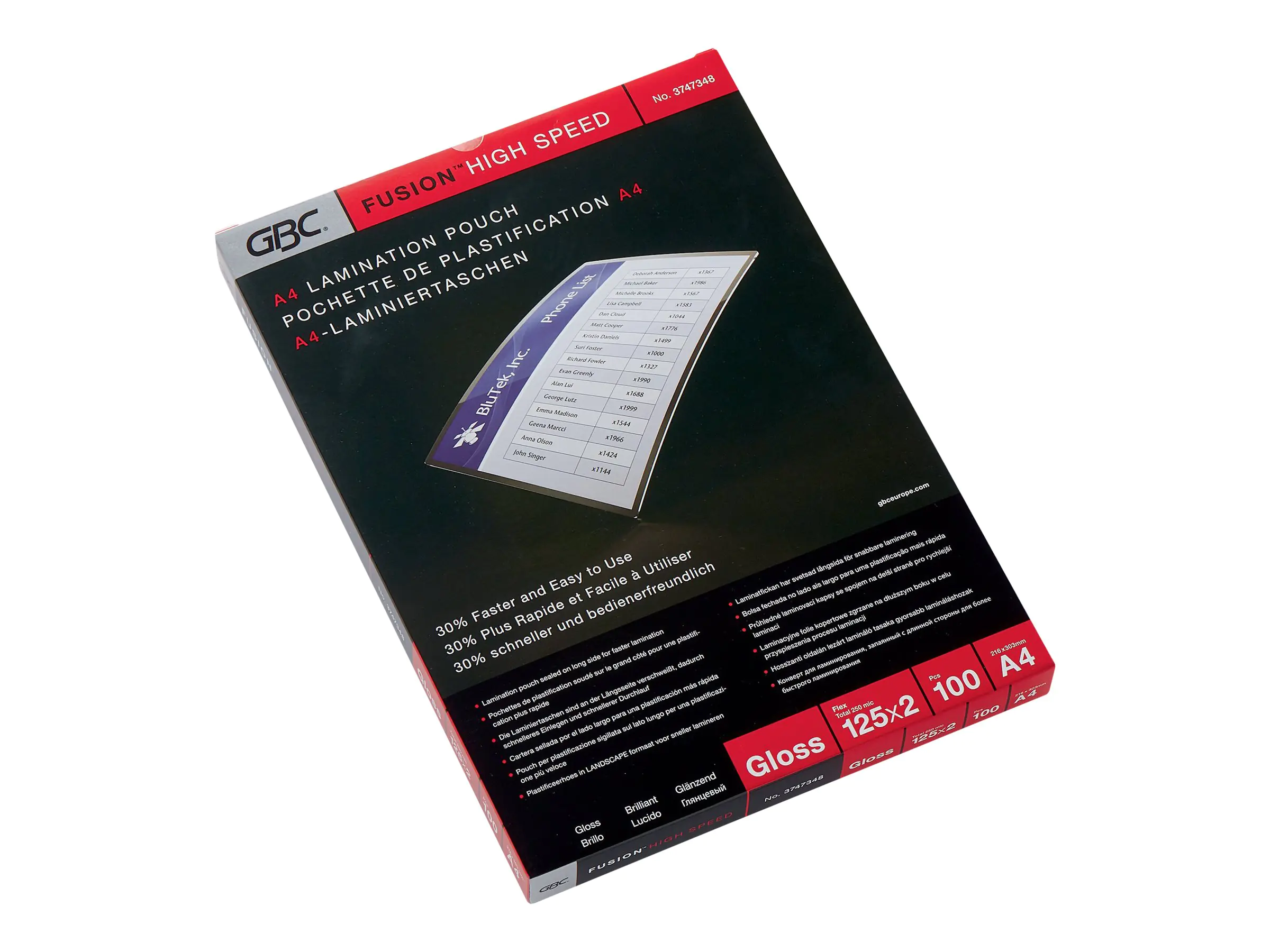GBC Fusion HighSpeed - 100er-Pack - glänzend 3747348