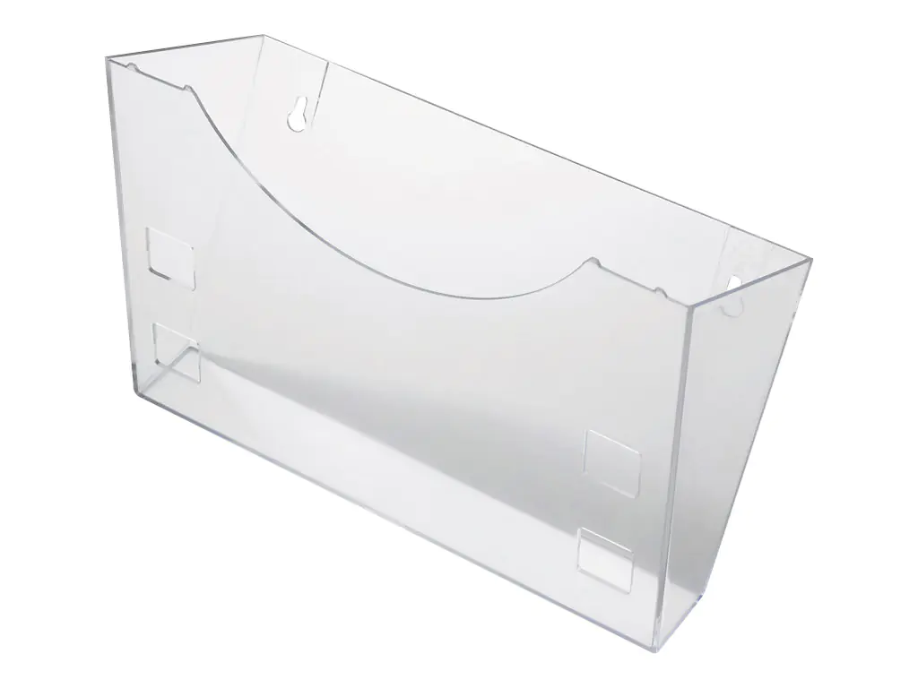 helit Prospekthalter H6103002 DIN A4/A5/A6 1Fach PS glasklar