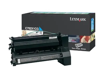 Lexmark - Besonders hohe Ergiebigkeit - Cyan - Original - Tonerpatrone LCCP, LRP - für Lexmark C782dn, C782dtn, C782n, X782e, X782e MFP, X782e Page Plus Solution