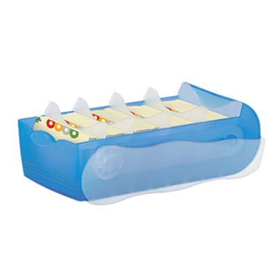 HAN Karteikasten CROCO 997-643 DIN A7 PP blau transluzent HAN Karteikasten CROCO 997-643 DIN A7 PP blau transluzent