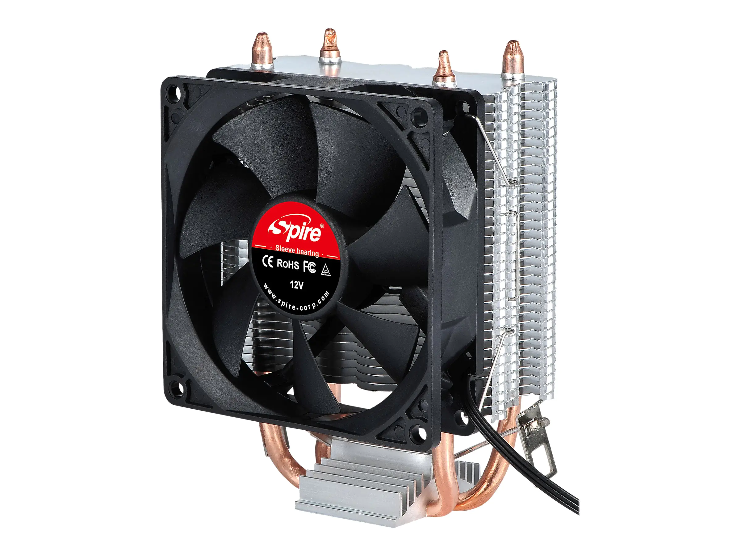 Spire FRONTIER PLUS - Prozessor - Kühler - 9,2 cm - LGA 1366 (Socket B),LGA 2011 (Socket R),Socket 755,Socket AM2,Socket AM3,Socket AM4 - Intel Core i5,Intel Core i7,Intel Core i9 - 1800 RPM