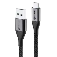 Alogic Super Ultra - USB-Kabel - 24 pin USB-C (M) zu USB (M) - USB 2.0 - 3 A - 1.5 m - Space-grau