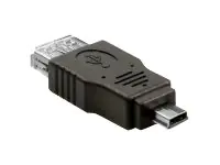 Delock - USB-Adapter - mini-USB Typ B (M) zu USB (W) - USB 2.0 OTG