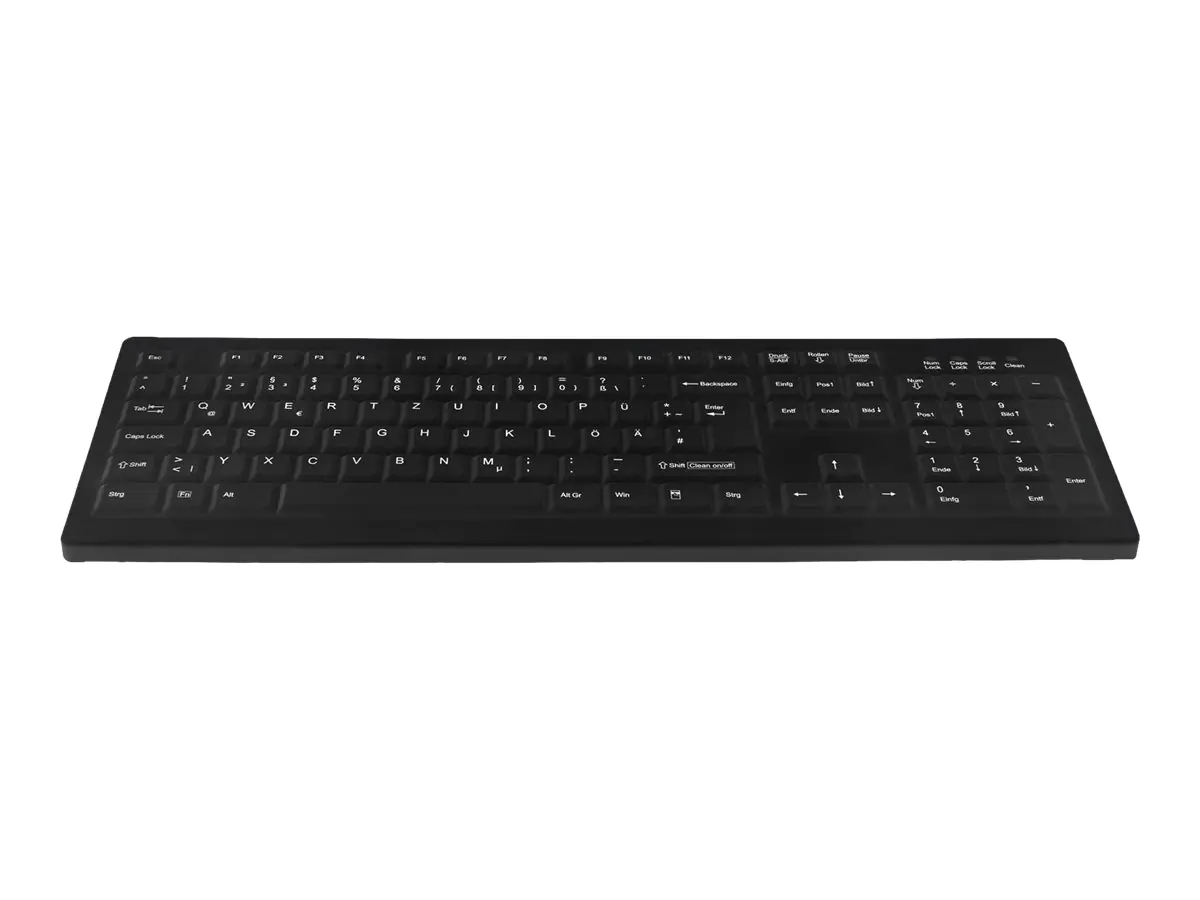 Active Key MedicalKey AK-C8100 - Tastatur - kabellos - 2.4 GHz - QWERTZ - Deutsch - Schwarz
