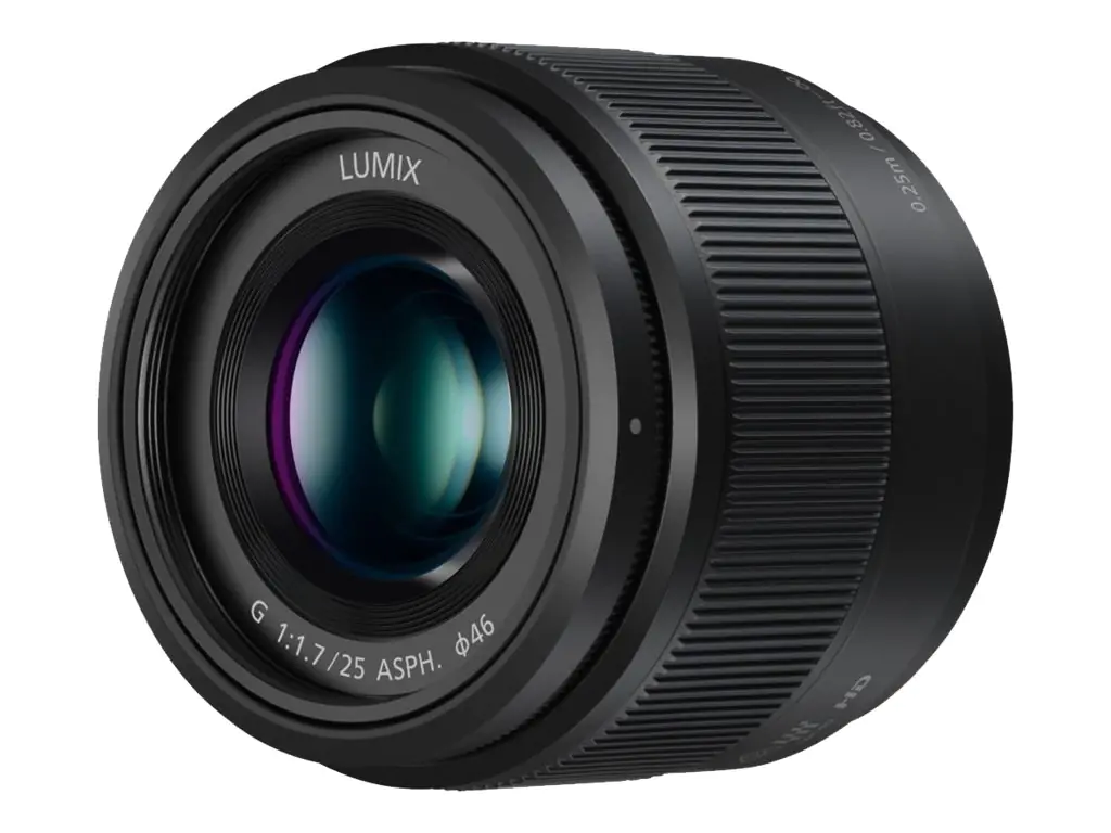 Panasonic Lumix G H-H025E - Objektiv - 25 mm - f/1.7 ASPH. - Micro Four Thirds - für Lumix DC-BGH1; Lumix G DC-G100, G110, G90, GF10, GF90, GH5M2, GH6, GH6L, GX880, GX9, GX9H