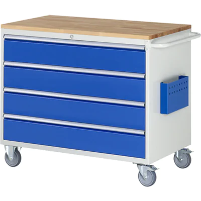 RAU Werkstattwagen 7000 1.145 x 975 x 650 mm (B x H x T) 4 Schubladen RAU Werkstattwagen 7000 1.145 x 975 x 650 mm (B x H x T) 4 Schubladen