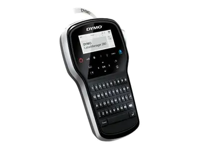 DYMO LabelMANAGER 280 - Kit - Beschriftungsgerät - s/w - Thermotransfer - Rolle (1,2 cm) - 180 dpi - bis zu 15 mm/Sek. - USB - Cutter