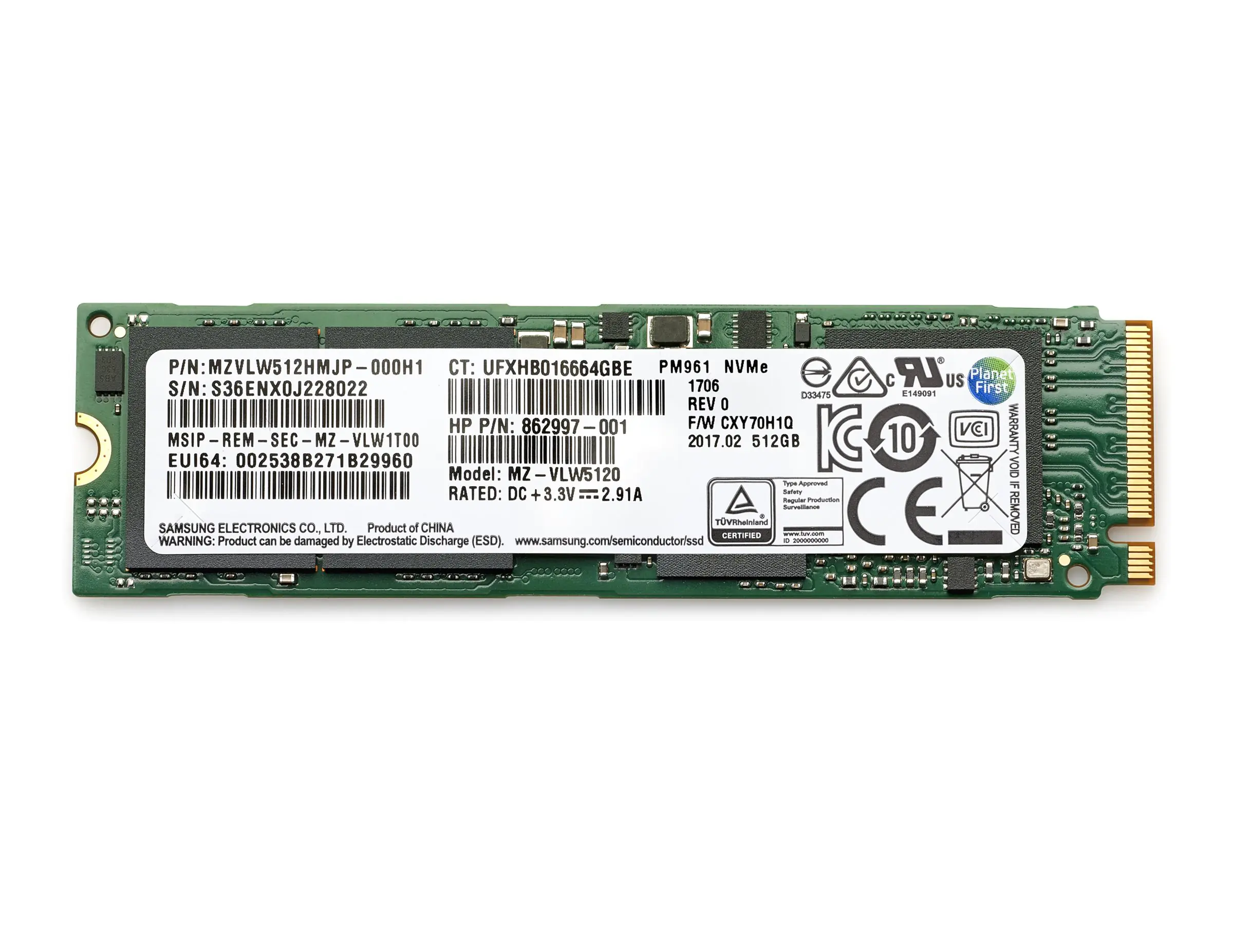 HP - SSD - 1 TB - intern - M.2 2280 - PCIe 4.0 x4 (NVMe) - für HP Z1 G8, Z1 G9; Elite 600 G9, 800 G9; EliteOne 800 G8; Pro 260 G9, 400 G9; ProDesk 405 G8