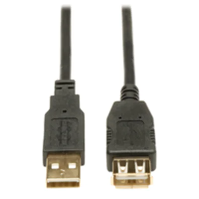 Eaton Tripp Lite Series USB 2.0 Extension Cable (A M/F) 16 ft. (4.88 m) - USB-Verlängerungskabel - USB (W) zu USB (M) - 4.88 m - Schwarz