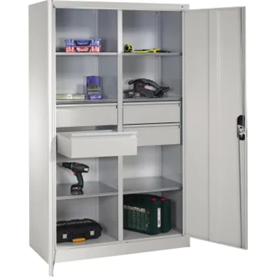 C+P Werkzeugschrank 89313042S10035 6Bd. 4Sch. 1950x1200x500mm lgr/lgr C+P Werkzeugschrank 89313042S10035 6Bd. 4Sch. 1950x1200x500mm lgr/lgr