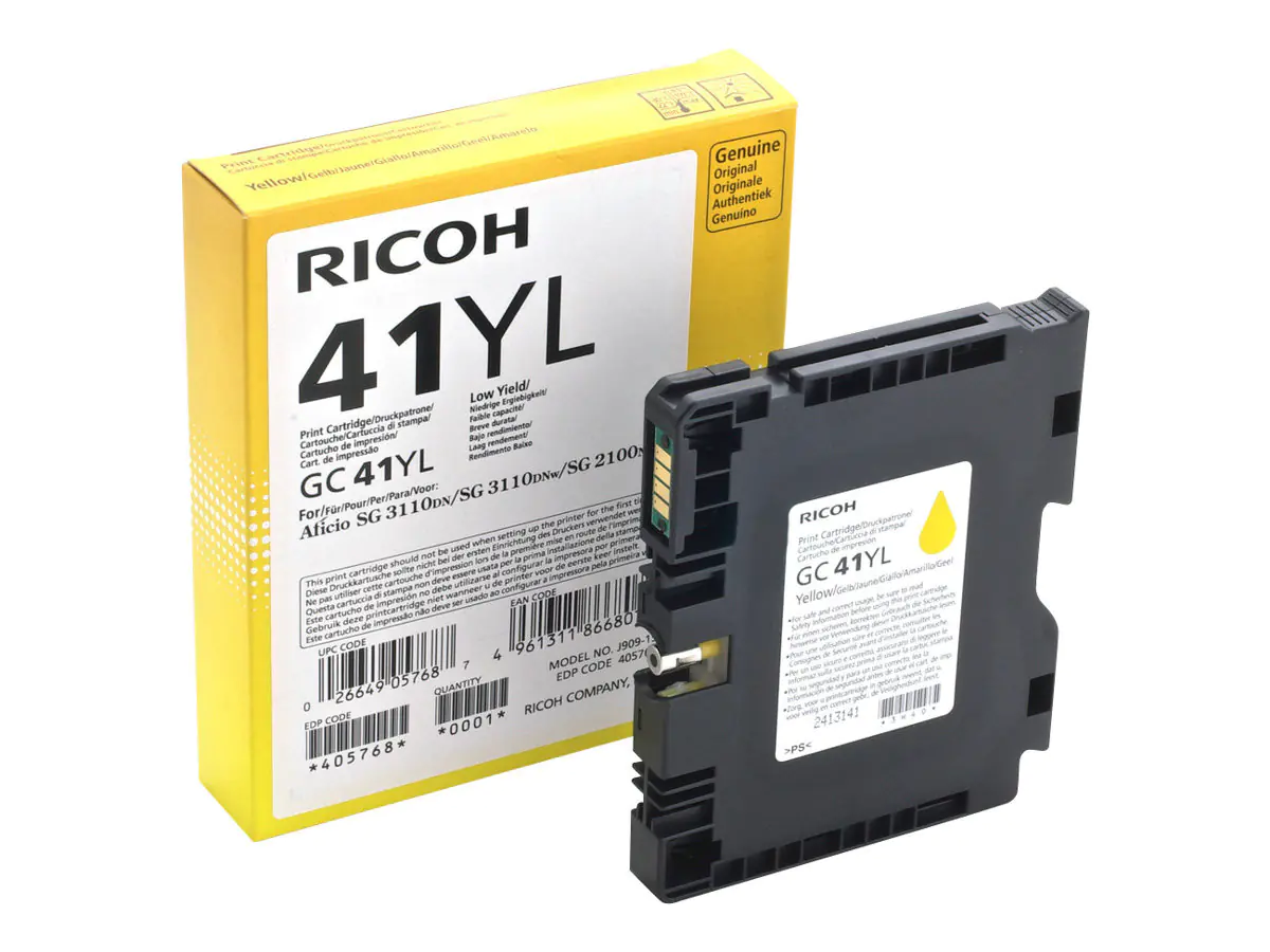 Ricoh GC 41YL - Low Yield - Gelb - original 405768
