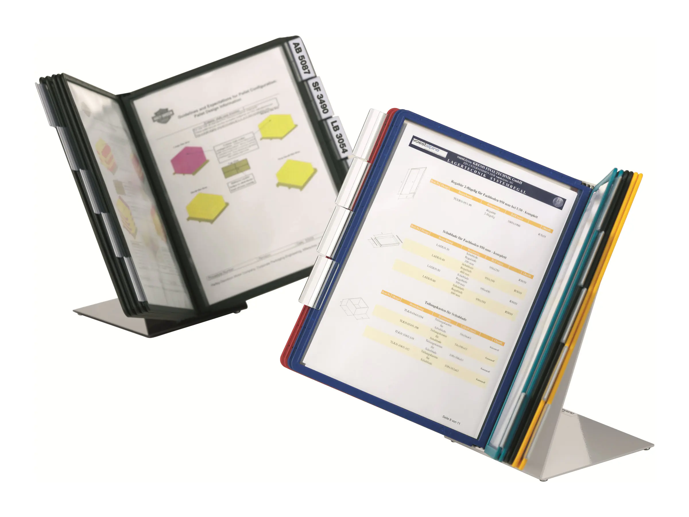 DURABLE Sichttafelständer VARIO TABLE 10 557000 DIN A4 sortiert