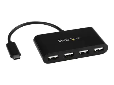StarTech 4 Port USB-C Hub - Mini Hub - USB C auf 4x USB-A - USB 2.0 Hub - USB Typ C Hub - USB C zu USB Hub - Hub - 4 x USB 2.0 - Desktop StarTech 4 Port USB-C Hub - Mini Hub - USB C auf 4x USB-A - USB 2.0 Hub - USB Typ C Hub - USB C zu USB Hub - Hub - 4 x USB 2.0 - Desktop