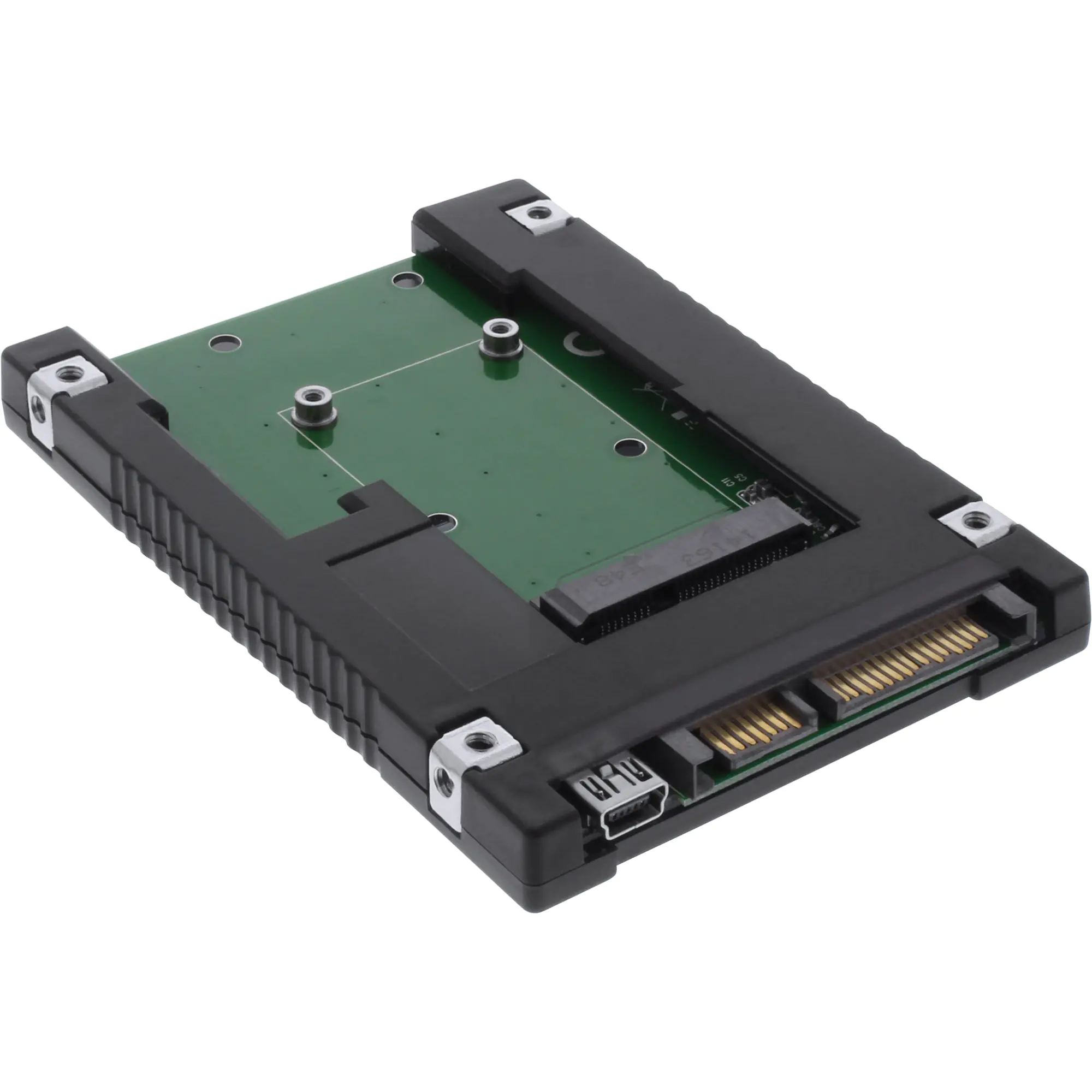 InLine Laufwerksadapter 2,5" - SATA auf mSATA SSD 76620B