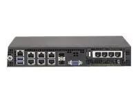 Supermicro SuperServer E300-8D - Server - Mini-1U - 1-Weg - 1 x Xeon D-1518 / 2.2 GHz - RAM 0 GB - kein HDD - AST2400 - GigE, 10 GigE - kein Betriebssystem - Monitor: keiner