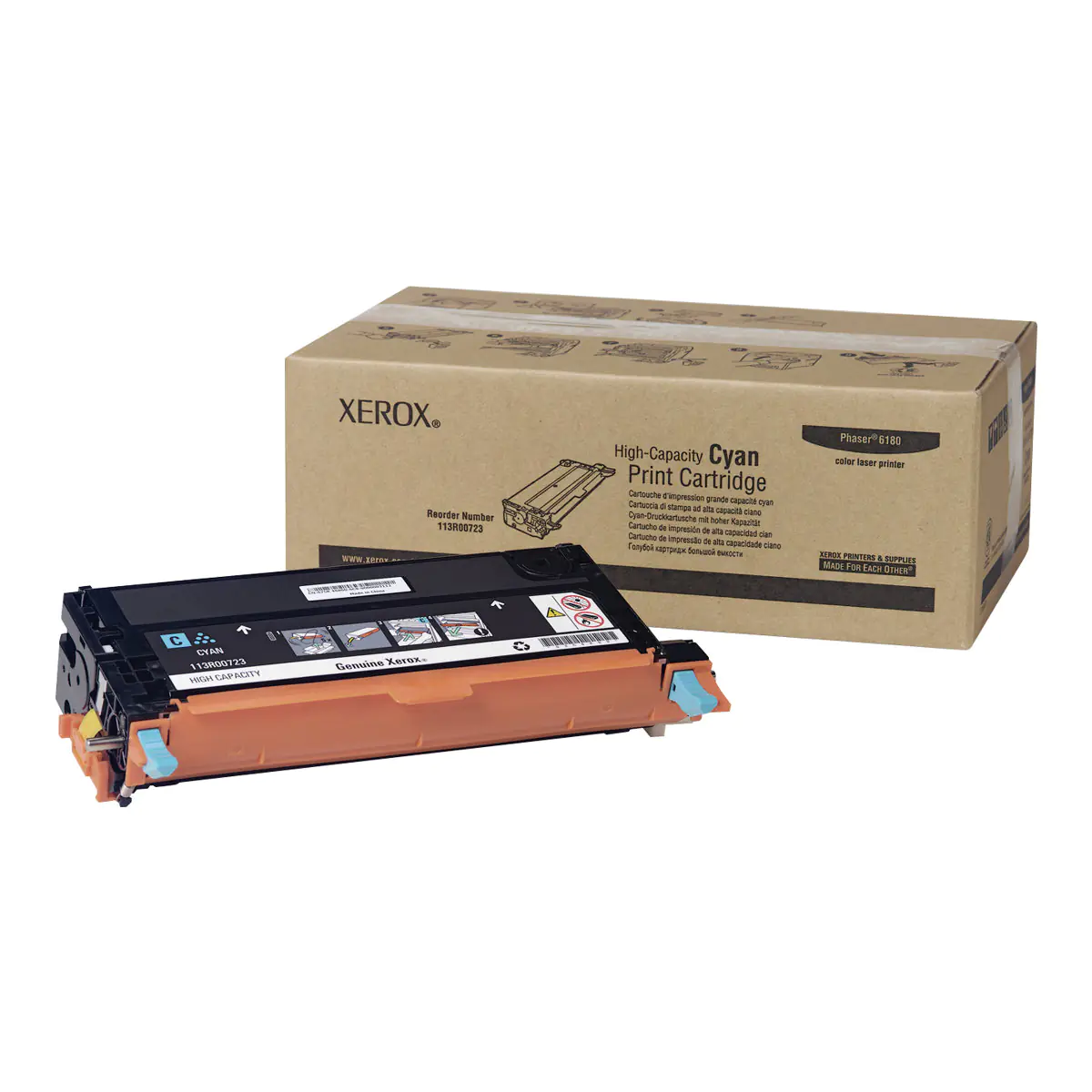 Xerox Phaser 6180MFP - Mit hoher Kapazität - Magenta - Original - Tonerpatrone - für Phaser 6180DN, 6180MFP/D, 6180MFP/N, 6180N