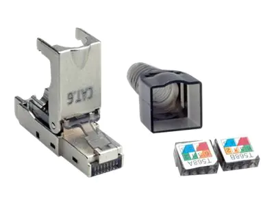 VALUE - Netzwerkanschluss - RJ-45 (M) - STP - CAT 6 - geschirmt - Silber VALUE - Netzwerkanschluss - RJ-45 (M) - STP - CAT 6 - geschirmt - Silber