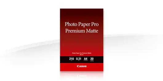 Canon Fotopapier PM-101 8657B017 DIN A2 210 g/m² weiß matt glatt 20 Blatt