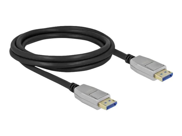 Delock - DisplayPort-Kabel - DisplayPort (M) zu DisplayPort (M) - DisplayPort 2.0 - 2 m - unterstützt 10K 60 Hz (10.240 x 4320) - Schwarz