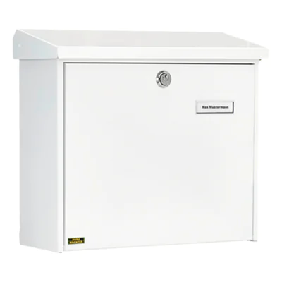 BURG-WÄCHTER Briefkasten Comfort 913 38 x 34 x 14,8 cm (B x H x T) Stahlblech weiß, pulverbeschichtet BURG-WÄCHTER Briefkasten Comfort 913 38 x 34 x 14,8 cm (B x H x T) Stahlblech weiß, pulverbeschichtet