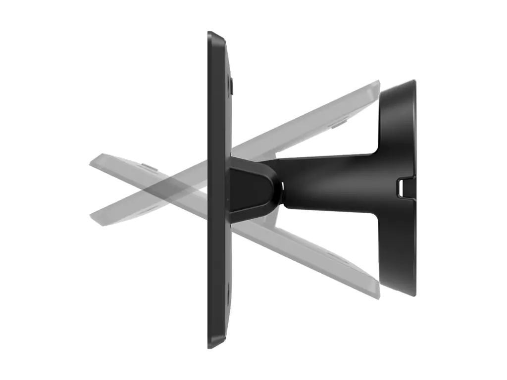 Compulocks VESA Tilting Wall Mount - Befestigungskit (Bügelhalterung) - Neigen - Aluminium - Schwarz - Wandmontage, Oberflächenmontage