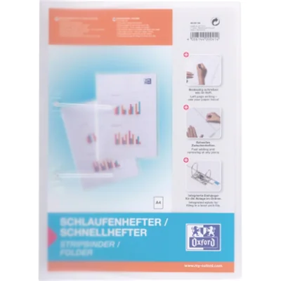 Oxford Schlauchhefter 40097299 DIN A4 PP transparent Oxford Schlauchhefter 40097299 DIN A4 PP transparent
