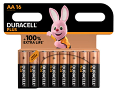Duracell Plus-AA(MN1500/LR6) CP16 Duracell Plus-AA(MN1500/LR6) CP16