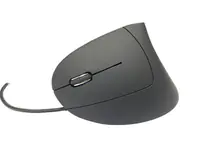 MEDIARANGE MROS231 - Linkshändig - Vertikale Ausführung - Optisch - USB Typ-A - 2400 DPI - Schwarz MEDIARANGE MROS231 - Linkshändig - Vertikale Ausführung - Optisch - USB Typ-A - 2400 DPI - Schwarz